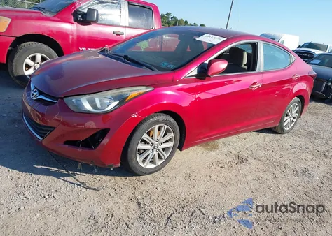 2015 Hyundai Elantra Se from USA, damaged, VIN 5NPDH4AE6FH555963